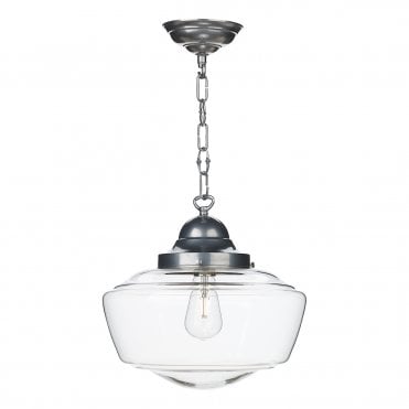 Stowe 1 Light Pendant Satin Chrome