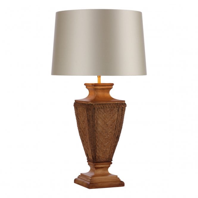 David Hunt Lighting Tallow Table Lamp Beech Base Only
