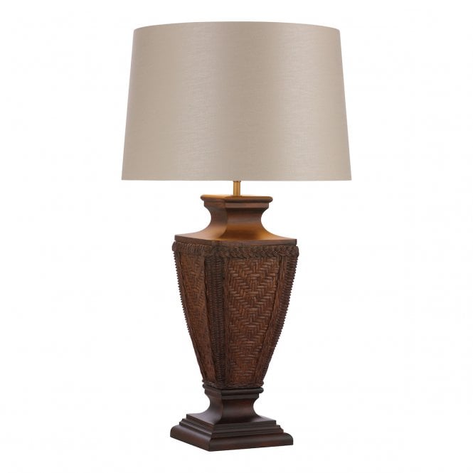 David Hunt Lighting Tallow Table Lamp Mahogony Base Only
