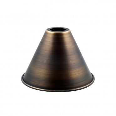 Verona Metal Candle Clip Shade In Antique Brass