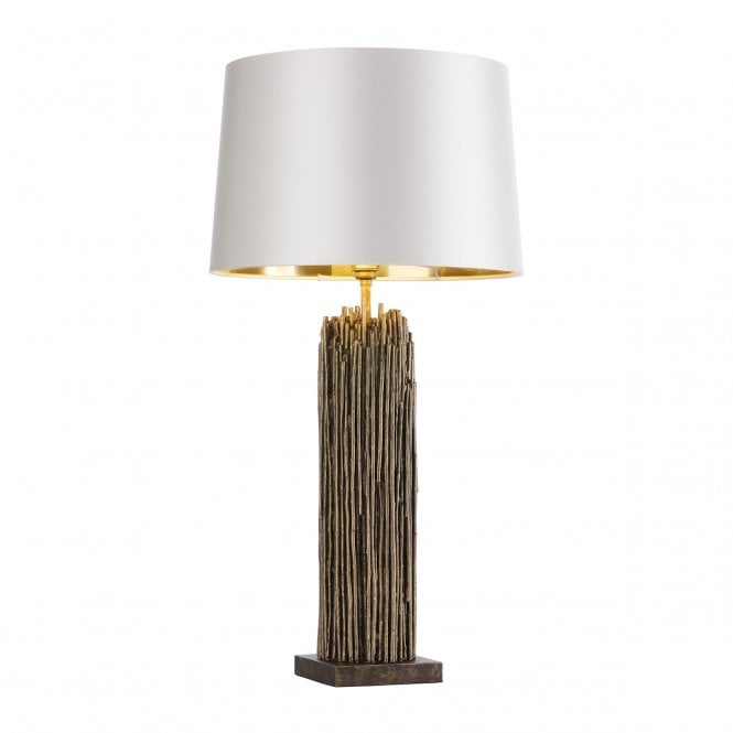 David Hunt Lighting Willow table lamp Gold Cocoa finish - Lamp Base only