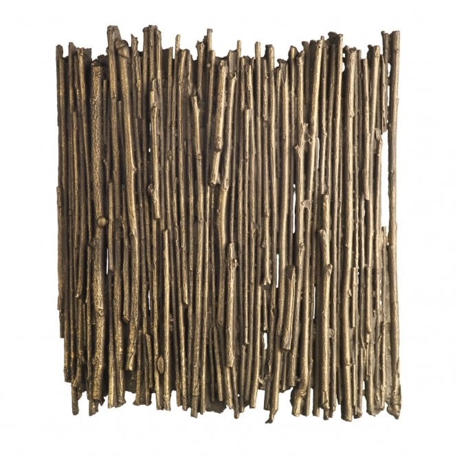 David Hunt Lighting Willow Wall Washer Gold Cocoa