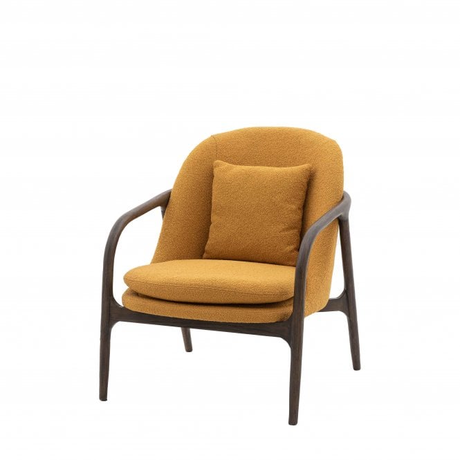 Fabco Collection Algarve Armchair Ochre (w)680mm x (d)840mm x (h)830mm