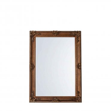Annie Rectangle Mirror Gold