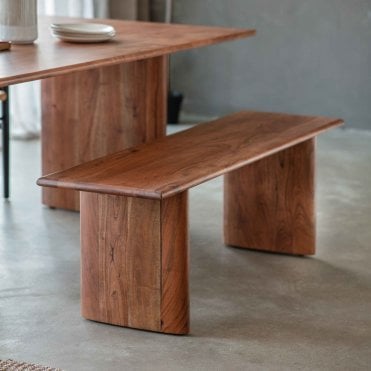 Bardon Dining Bench (W)1400mm x (D)400mm x (H)450mm