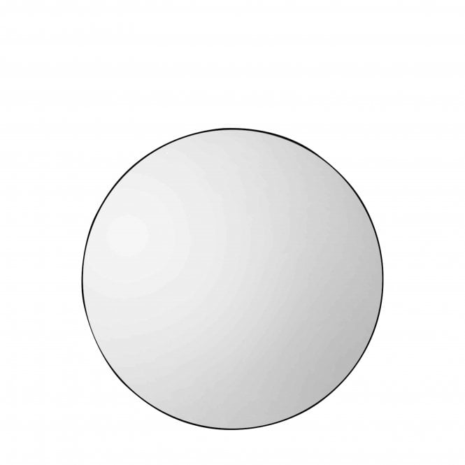 Fabco Collection Bonetti Round Mirror Black