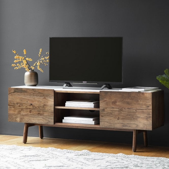 Fabco Collection Budapest Media Cabinet W1360 x D380 x H500mm