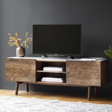 Budapest Media Cabinet W1360 x D380 x H500mm