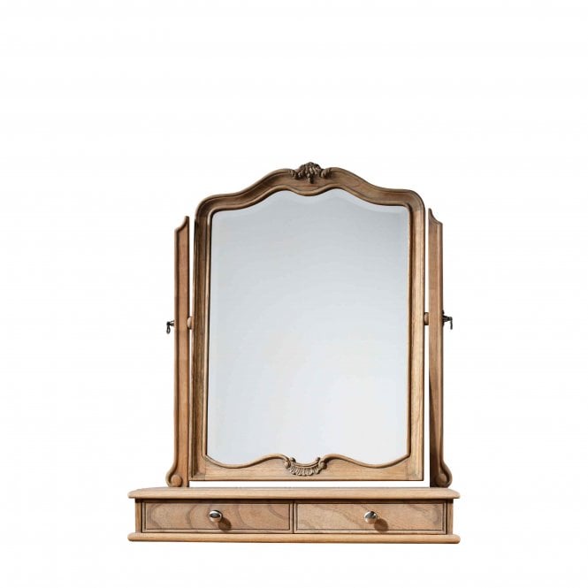 Fabco Collection Camille Dressing Table Mirror Weathered