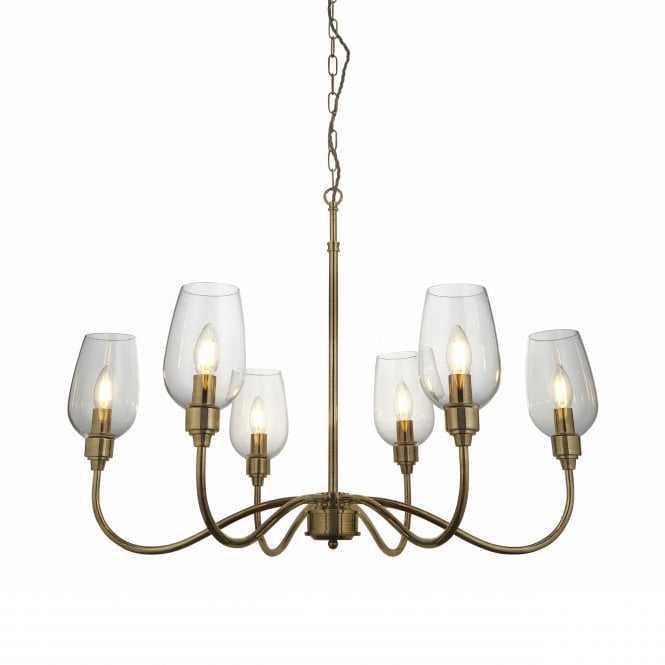 Fabco Collection Canhas 6lt Pendant