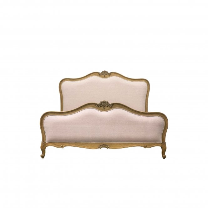 Fabco Collection Chamonix 6' Linen Upholstered Bed Weathered