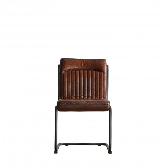 Fabco Collection Cipriani  Leather Chair Brown 520x660x880mm