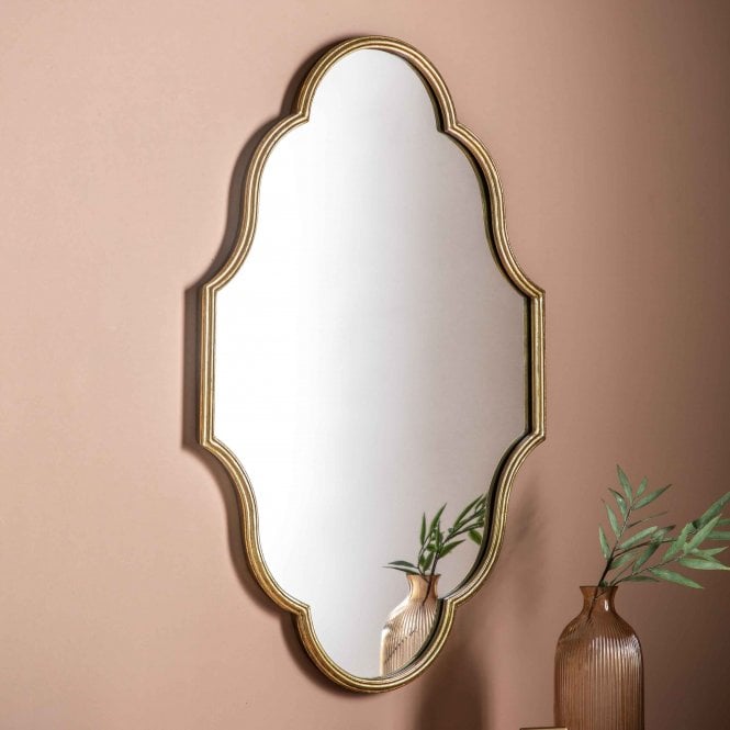 Fabco Collection Citta Mirror Gold