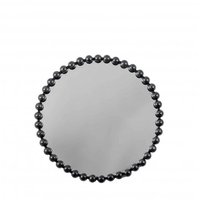 Fabco Collection Comit Round Mirror Black