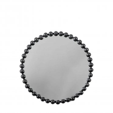 Comit Round Mirror Black