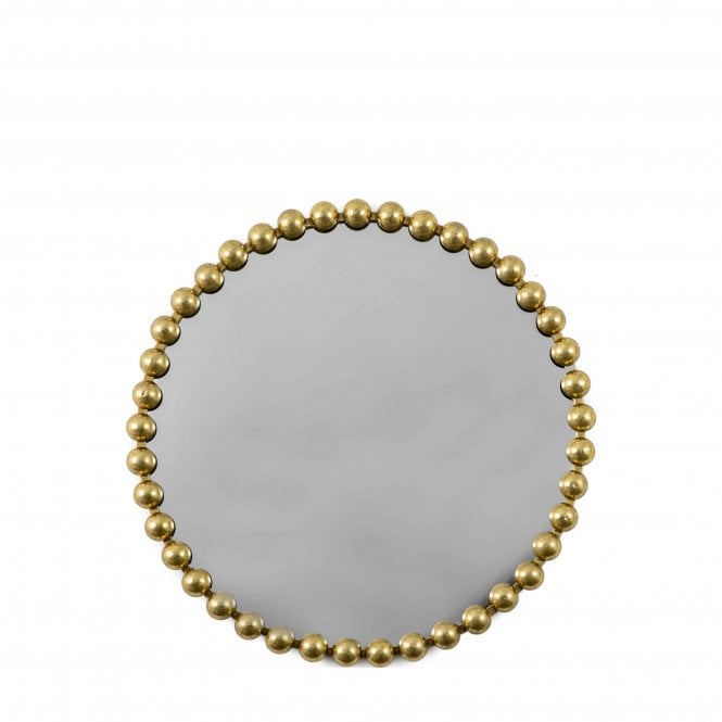 Fabco Collection Comit Round Mirror Gold