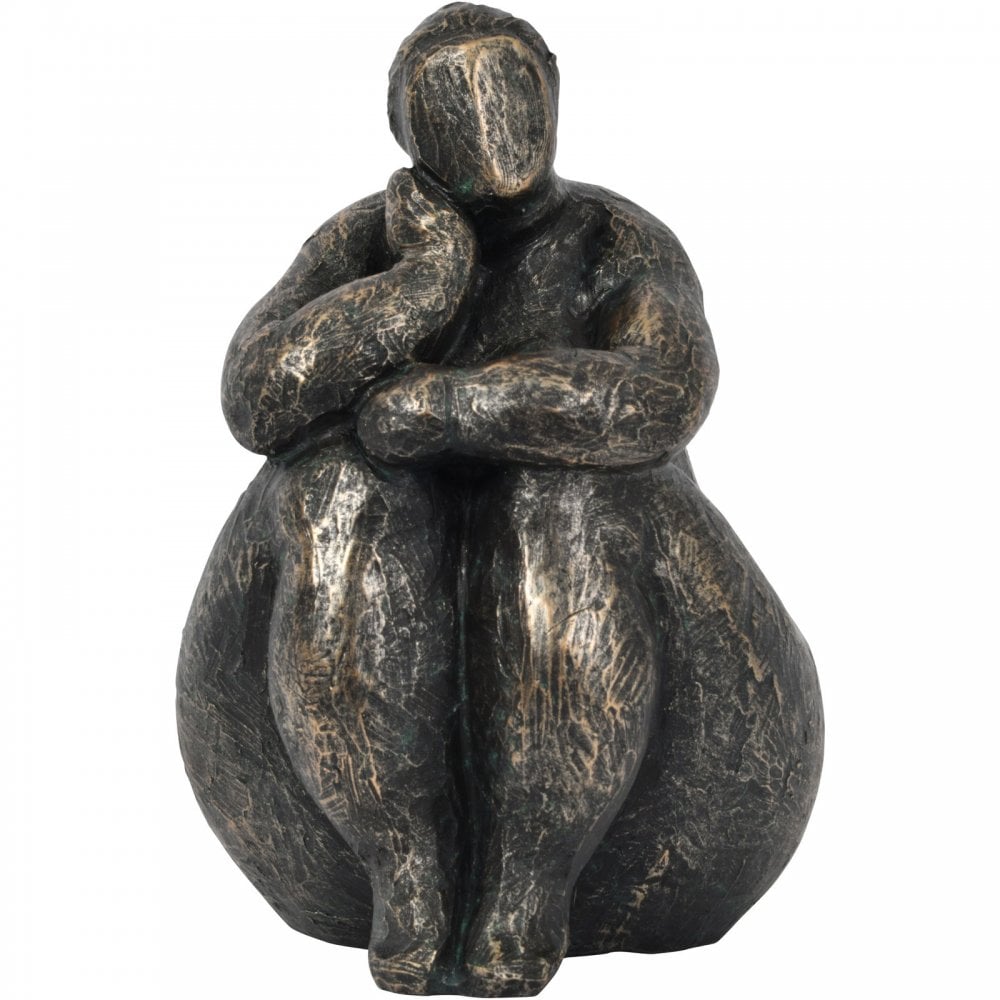 Fabco Collection Contemplating Feminine Form Resin Sculpture ...