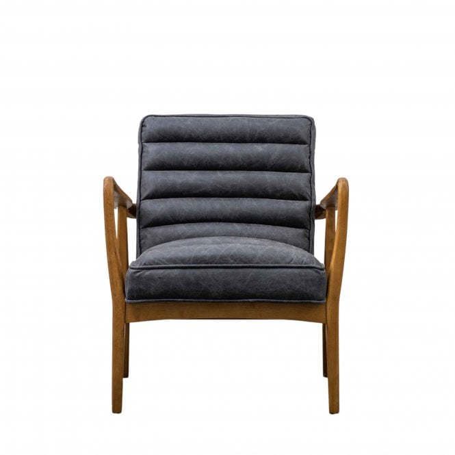 Fabco Collection Danny Armchair Charcoal (w)700mm x (d)740mm x (h)800mm