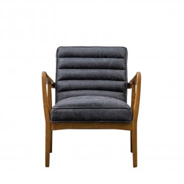 Danny Armchair Charcoal (w)700mm x (d)740mm x (h)800mm