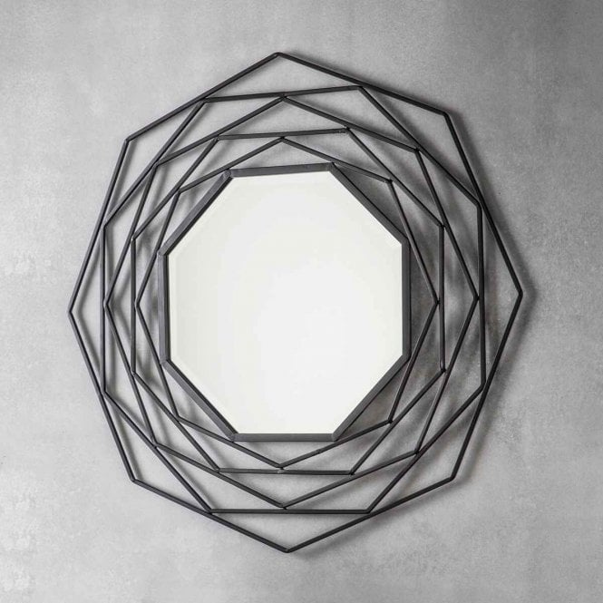 Fabco Collection Edelle Mirror Black
