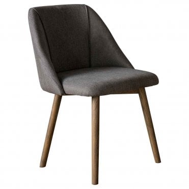 Elements Dining Chair Slate Grey (2pk) 570x610x840mm