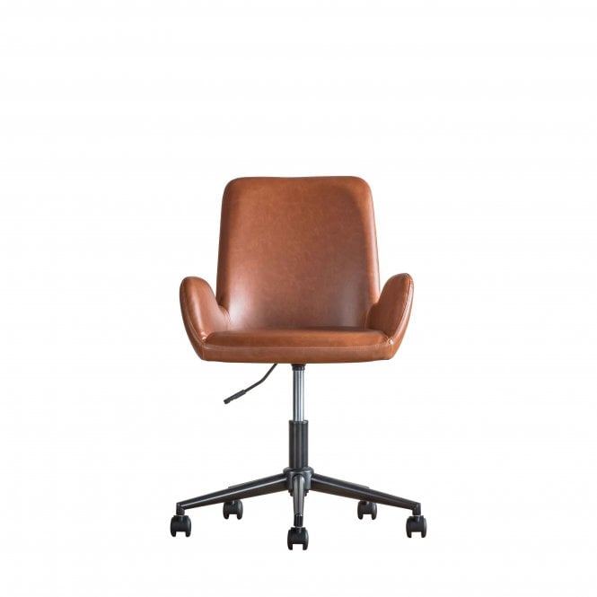 Fabco Collection Fennell Swivel Chair Brown