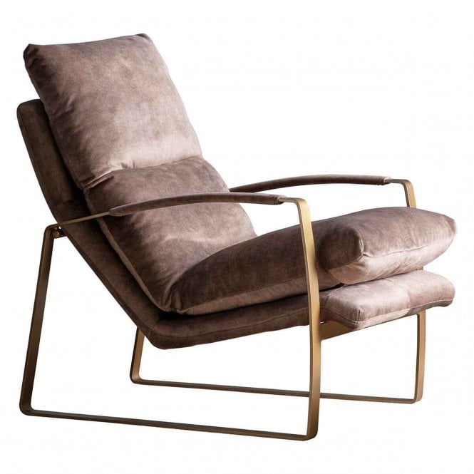 Fabco Collection Fenton Lounger Mineral (w)650mm x (d)960mm x (h)920mm