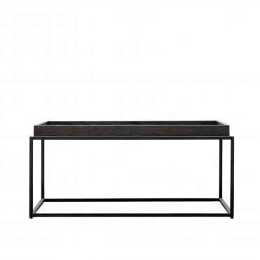 Ferrera Tray Coffee Table Black W900 x D600 x H400mm
