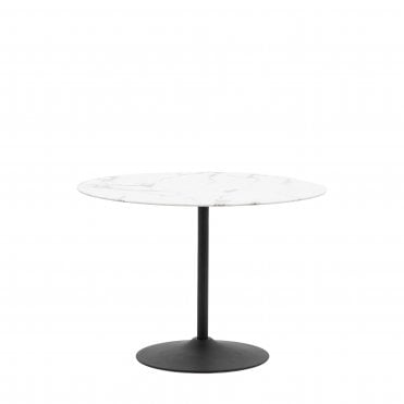 Filito Dining Table White Effect (W)1100mm X (D)1100mm X (H)750mm