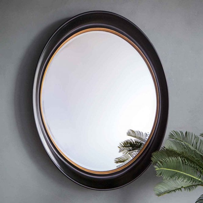 Fabco Collection Friddy Mirror Black and Gold