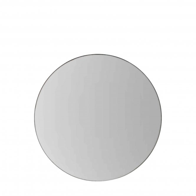 Fabco Collection Hailley Round Mirror Black
