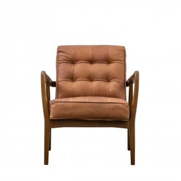 Harriot Chair Vintage Brown (w)700mm x (d)740mm x (h)800mm