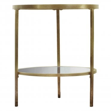 Hawson Side Table Champagne W500 x D500 x H600mm
