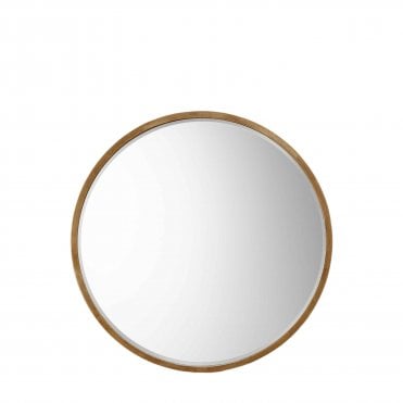 Hegson Round Mirror Antique Gold