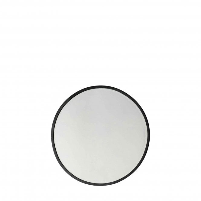 Fabco Collection Hegson Round Mirror Black
