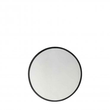 Hegson Round Mirror Black