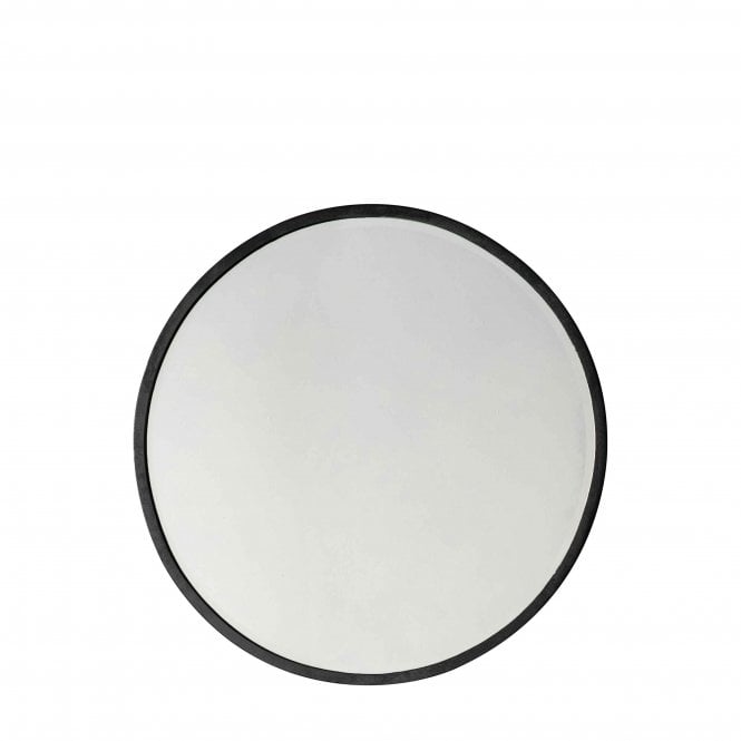 Fabco Collection Hegson Round Mirror Black