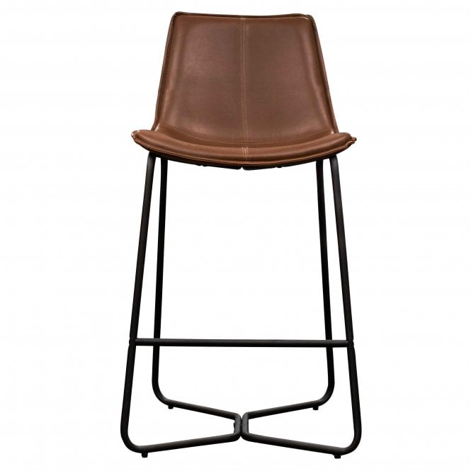 Fabco Collection Helston Stool Brown (2pk) 480x550x975mm