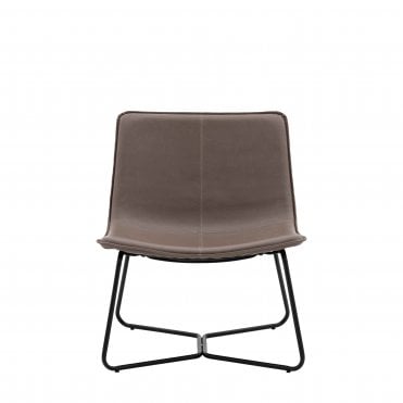 Hicklin Lounge Chair Ember (w)655mm x (d)675mm x (h)780mm