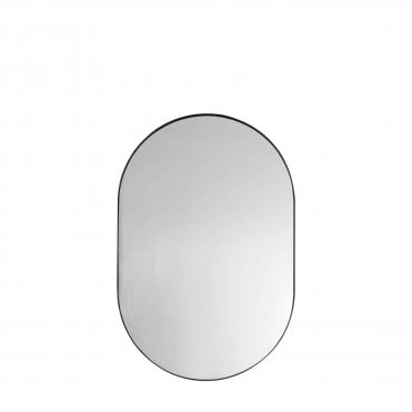 Hunnes Elipse Mirror Black