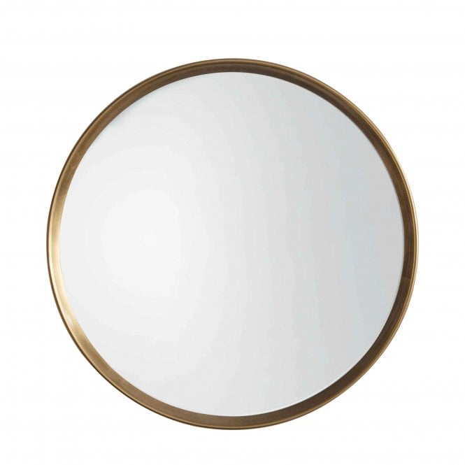 Fabco Collection Hunnon Round Mirror Gold
