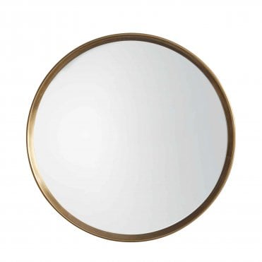 Hunnon Round Mirror Gold