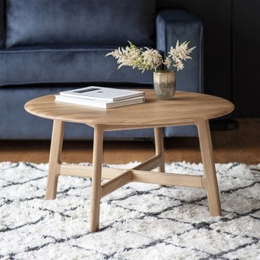 Mandra Round Coffee Table W800 x D800 x H400mm