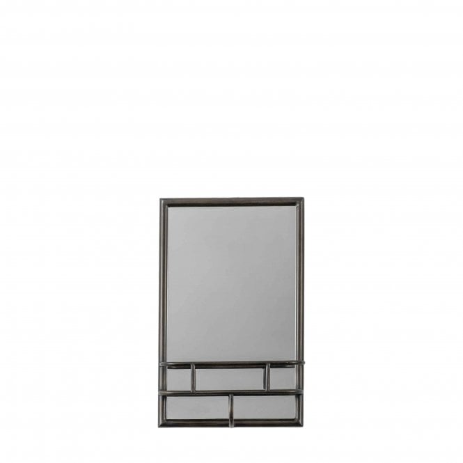 Fabco Collection Melton Rectangle Mirror Black