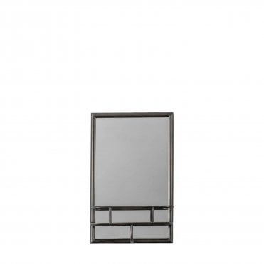 Melton Rectangle Mirror Black