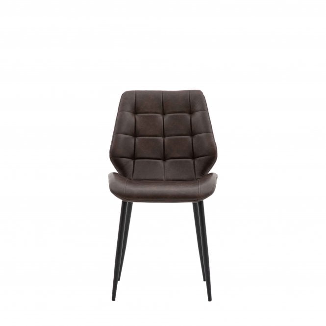 Fabco Collection Milnard Dining Chair Brown (2pk)