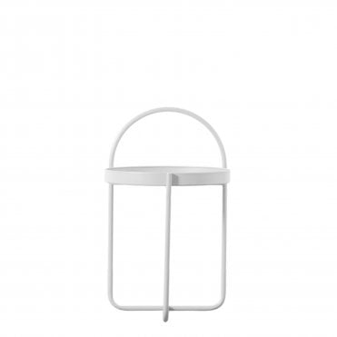 Mulbury Side Table WhiteW400 x D400 x H660mm