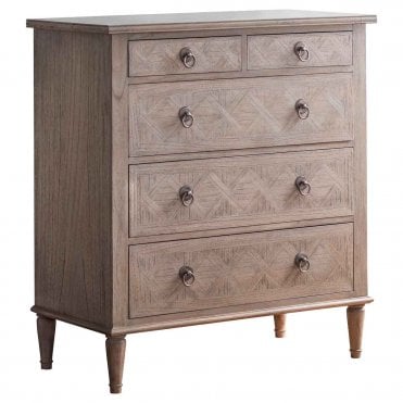 Mustika 5 Drawer Chest 900x450x1019mm
