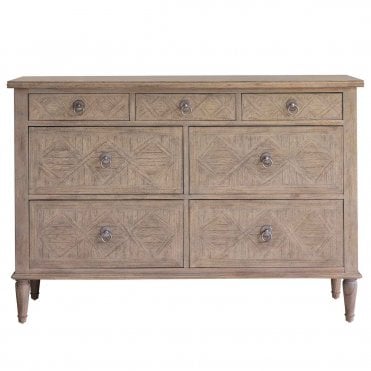 Mustika 7 Drawer Chest 1300x450x885mm