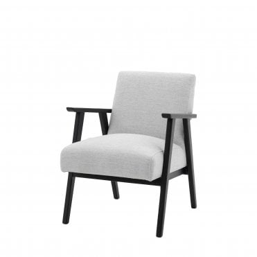 Naylor Armchair Stone Linen (w)610mm x (d)730mm x (h)805mm